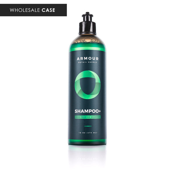 A bottle Armour Detail Shampoo Plus on a white background with the text 'Wholesale Case'.