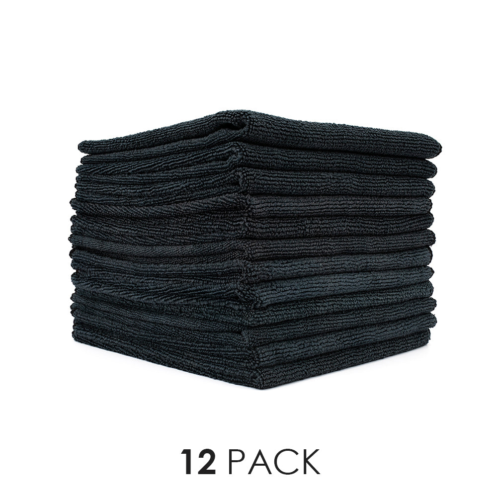 The Rag Company All-Purpose Terry, 12 x 12 / Midnight / 12 Pack