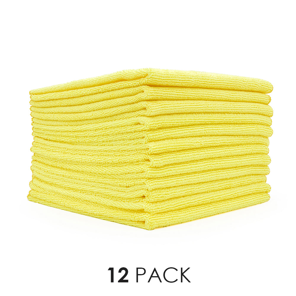 Microfiber Sponge Dish Pad Microfiber Kitchen Towels Yellow 20% Polyamide
