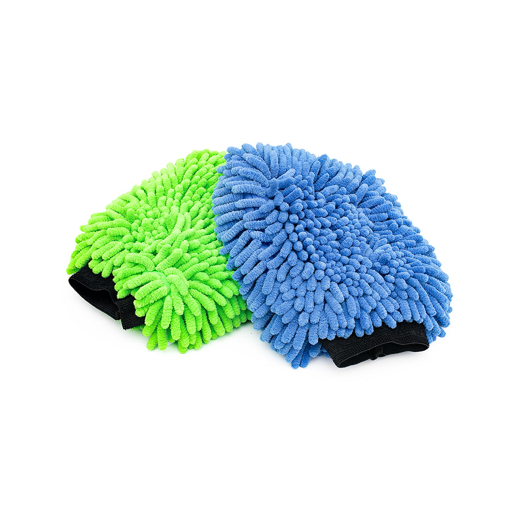 Car Wash Mitt 2 Pack, Microfiber Wash Mitt for Car Cleaning Mitts