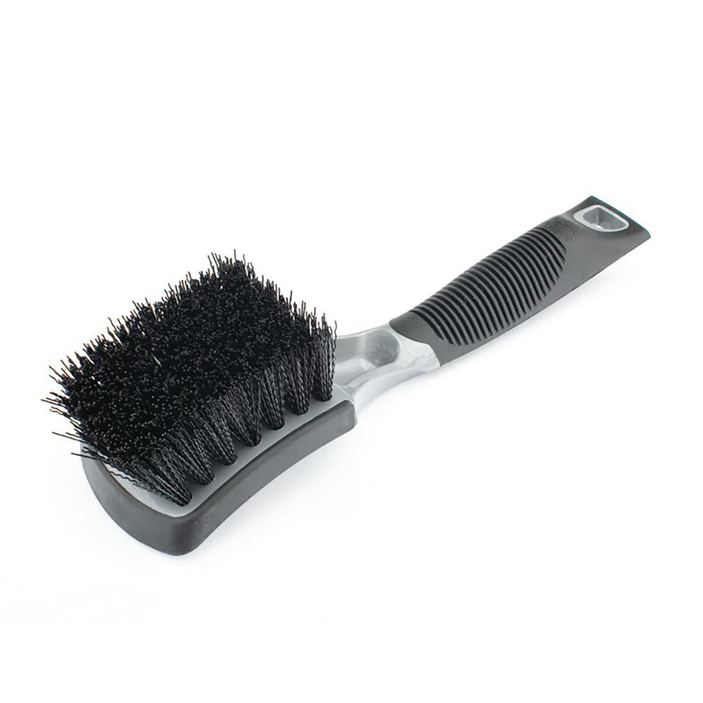 1pc Professional Car Tyre Brush Wheel Tire Cleaning Brush Metal Surface  Brim Gap Brush For Home Shop