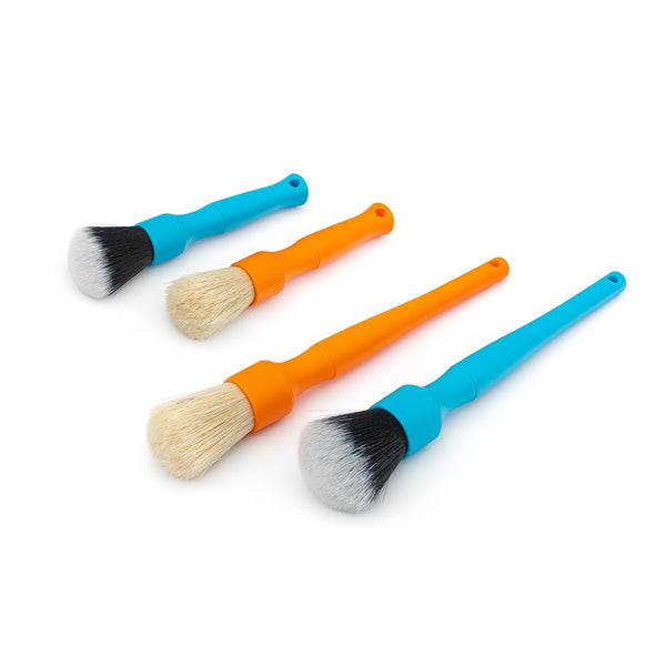 Long + Short Synthetic and Boar Hair Detailing Brush Combo Pack
