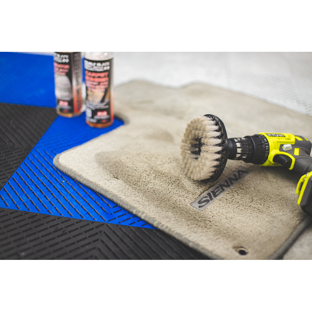 Drill Brushes Cleaning Car Mats, Carpet & Rubber 
