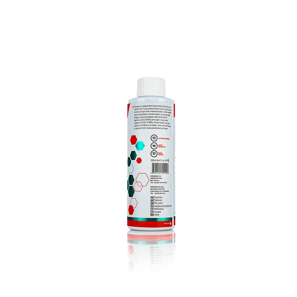 A 250ml spray bottle of Smart Fabric I1 V3 AB fabric spray from Gtechniq