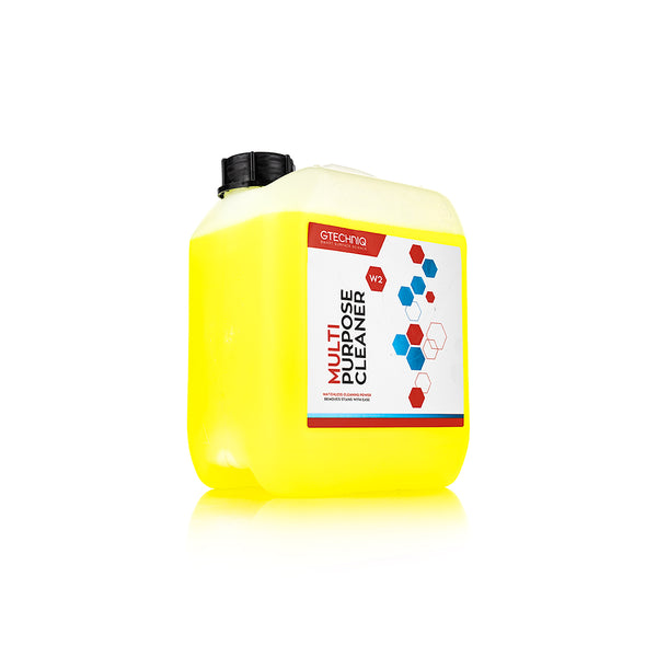 A 5L bottle of W2 Multi-purpose cleaner concentrate from Gtechniq