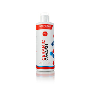 A 500ml bottle of W3 Ceramic GWash from Gtechniq