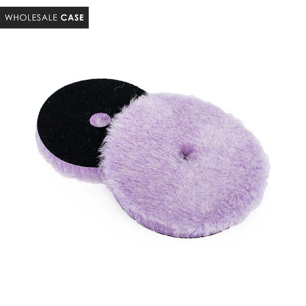 Purple Foamed Wool Buffing & Polishing Pad - Case