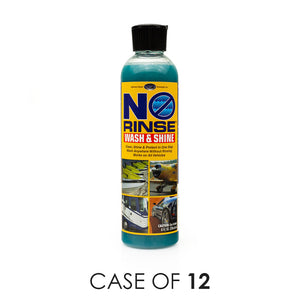 A bottle of Opti No Rinse on a white background with the text 'Case of 12'.