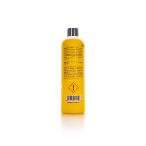 The back of a bottle of Opti-Clean No Rinse on a white background.