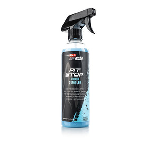 A spray bottle of P&S Off Road Pit Stop on a white background.