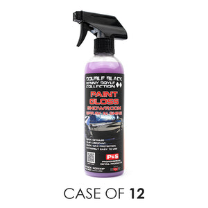 A spray bottle of P & S Paint Gloss on a white background with the text 'Case of 12'.