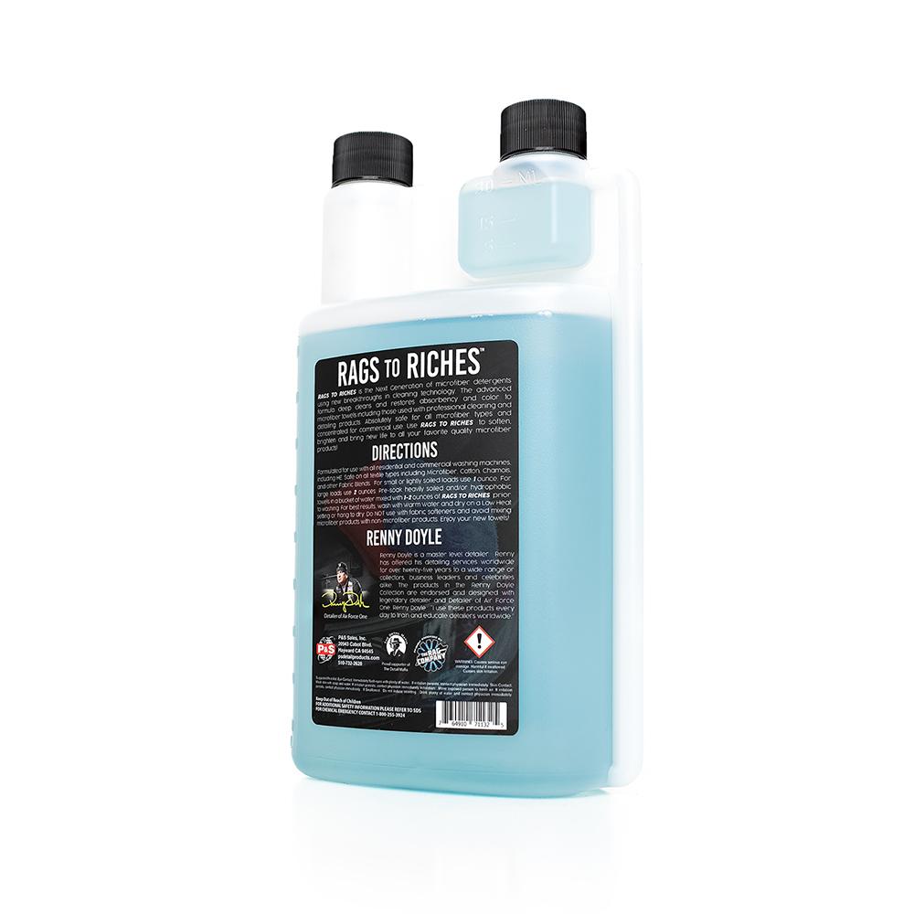 Double Black Rags To Riches - Microfiber Detergent – The Polishing