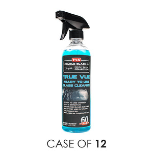 A spray bottle of P & S True Vue on a white background with the text 'Case of 12'.