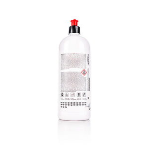 The back of a bottle of Rupes Uno Advanced on a white background.