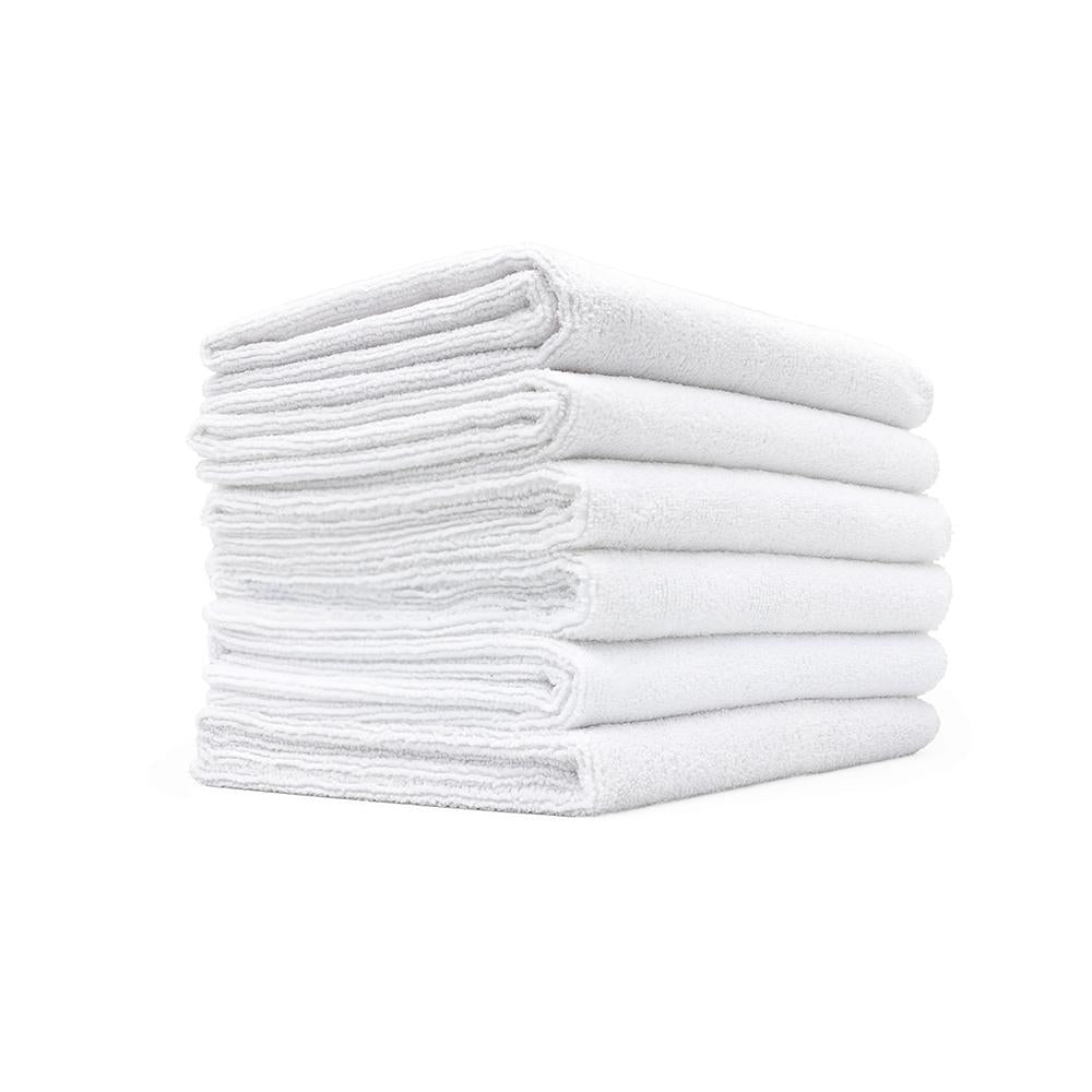The Rag Company (6-pack) 16 in. x 27 in. Spa, Gym, Yoga, Exercise, Fitness, Sport and Workout Towel - Ultra Soft, Super Absorbent, Fast Drying 365gsm