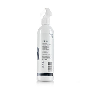 The back of a spray bottle of Stjarnagloss Mork on a white background.