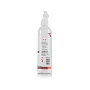 The back of a spray bottle of Stjarnagloss Parla on a white background.