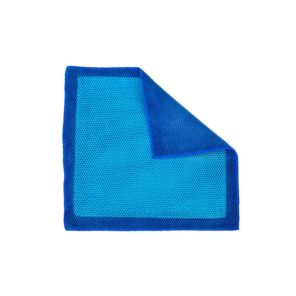 Fine Grade Blue Clay Bar Towel - 1 Pack Microfiber Clay Towel