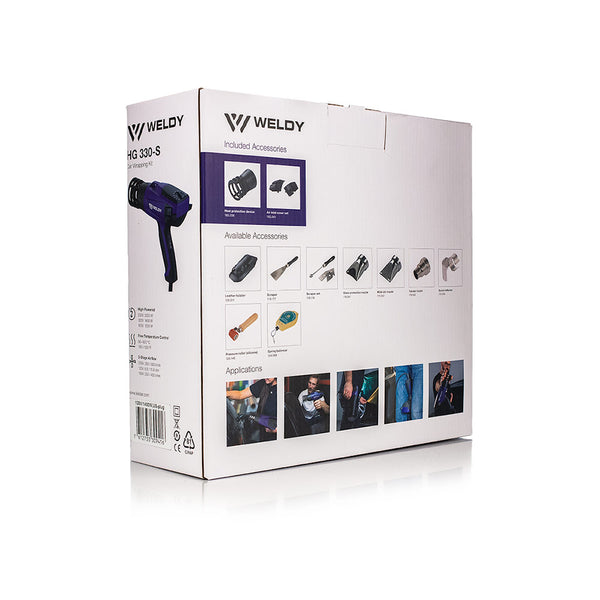 Weldy 330-S Heat Gun Car Wrap Kit - Case